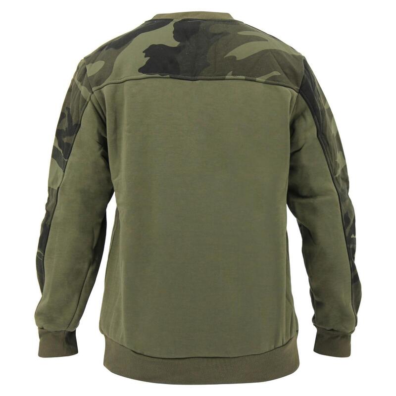 Trui/sweater dames/heren Army Camo fleece Fitness en Hardlopen