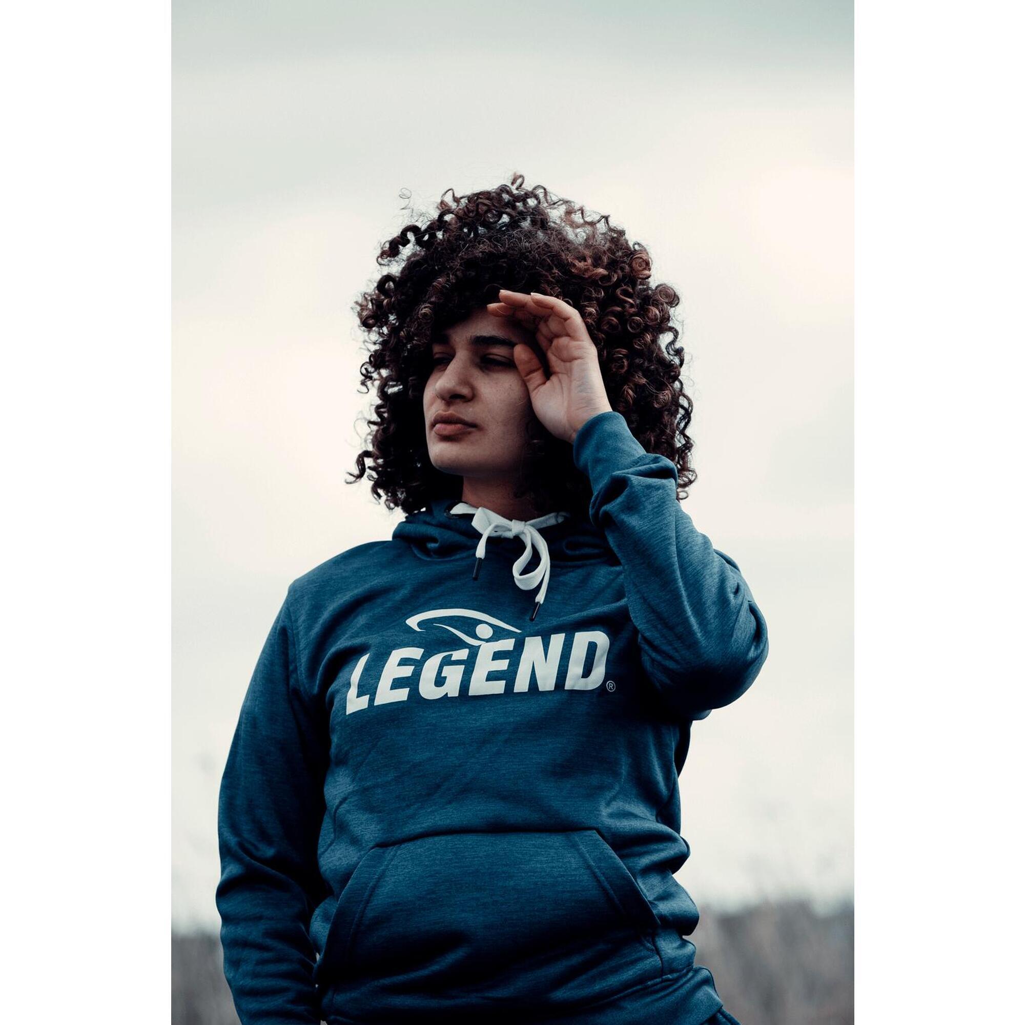 Blue hoodie dames sale