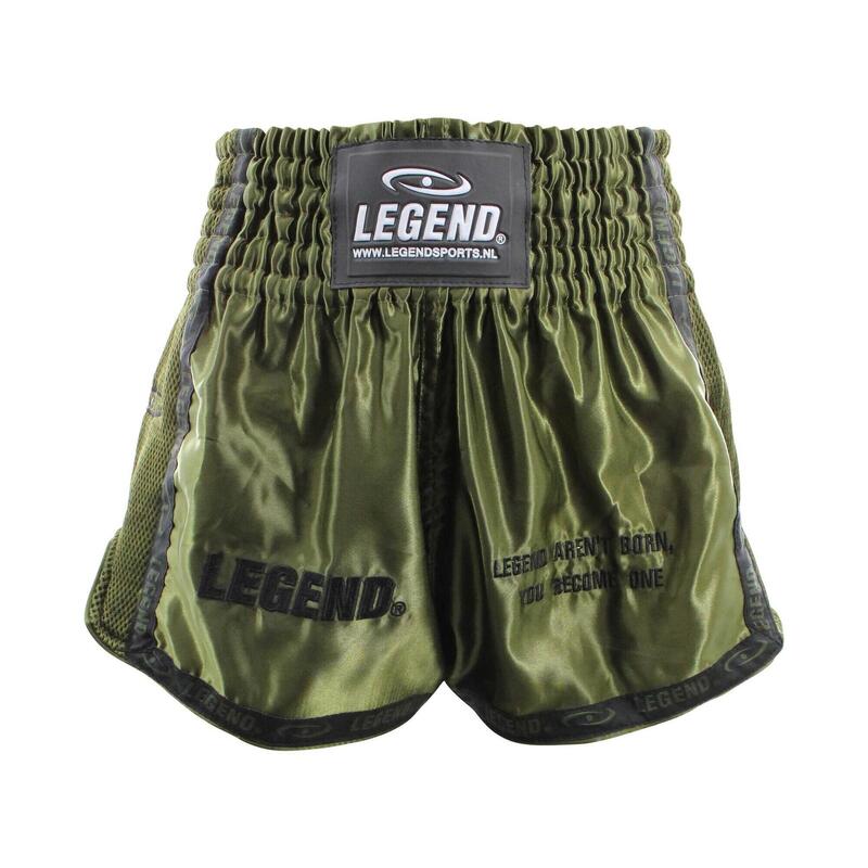 Kickboks Broekje Army Green Kids/Volwassenen