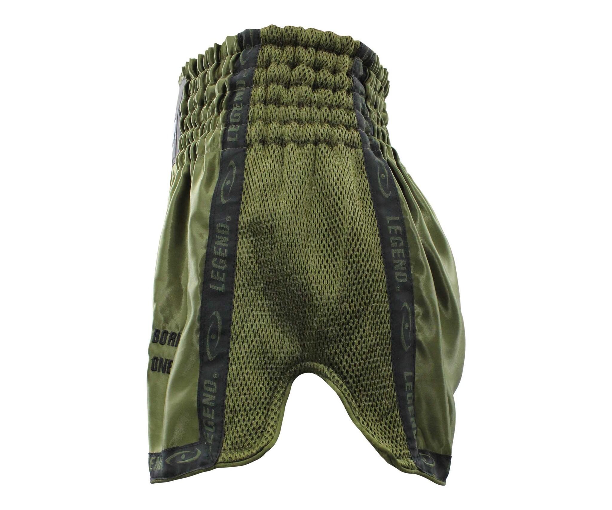 Kickboks Broekje Army Green Kids/Volwassenen 5/5