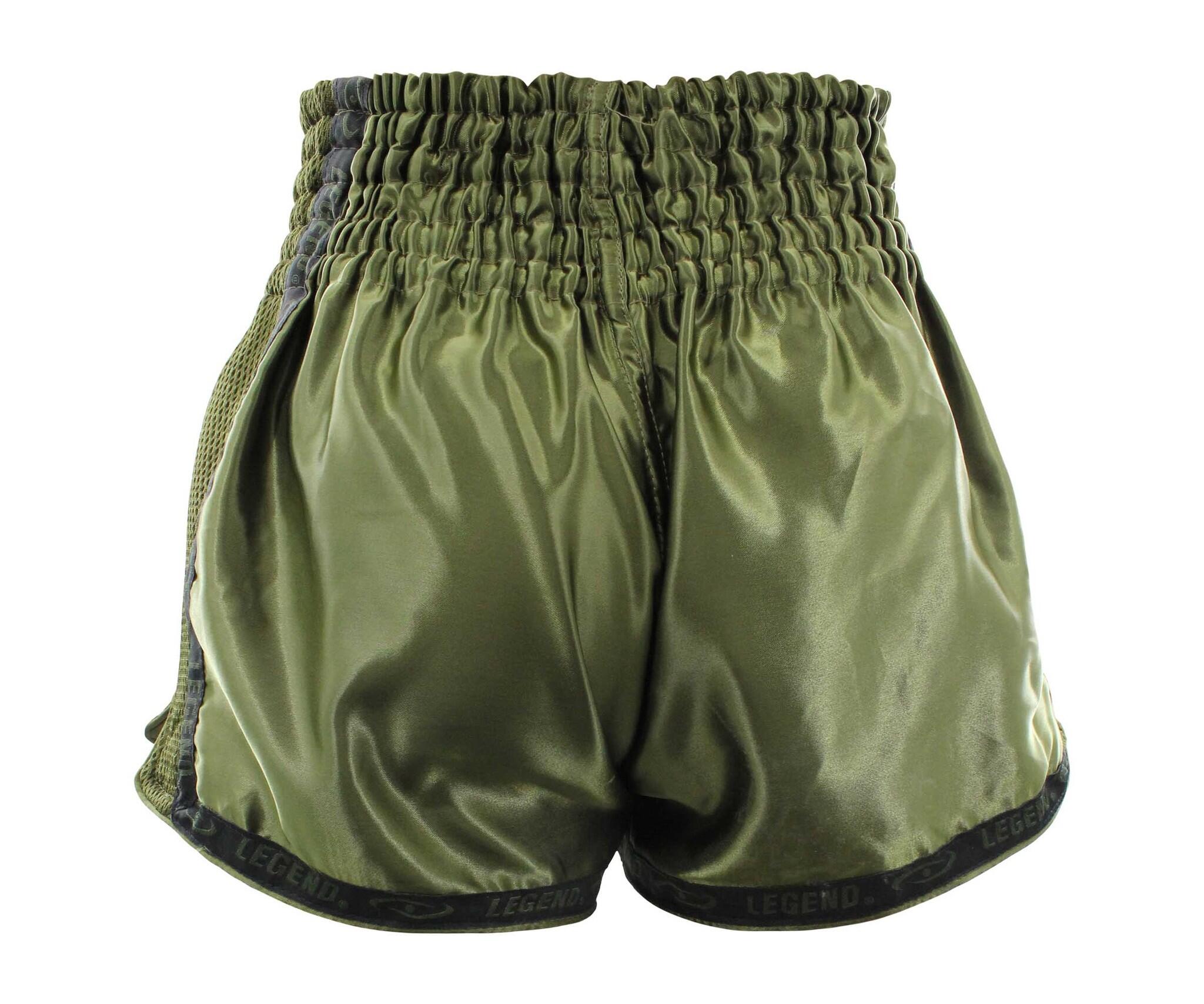 Kickboks Broekje Army Green Kids/Volwassenen 2/5