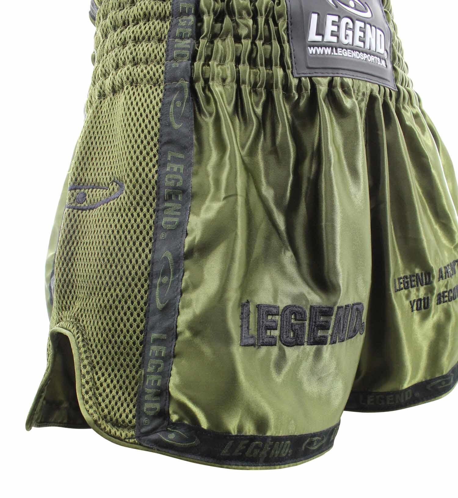Kickboks Broekje Army Green Kids/Volwassenen 3/5