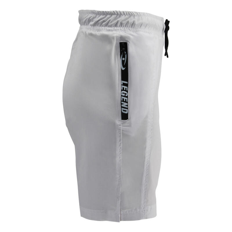 Short/short Legend avec poches zippées Blanc mat