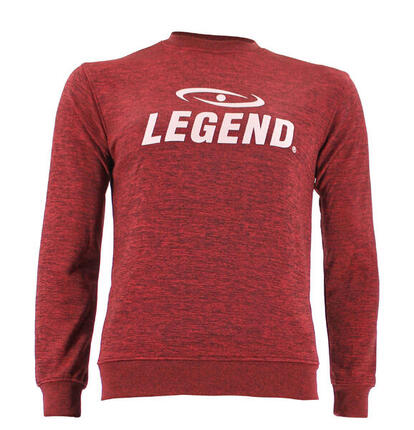 Trui/sweater dames/heren SlimFit Design Legend Rood Fitness en Hardlopen