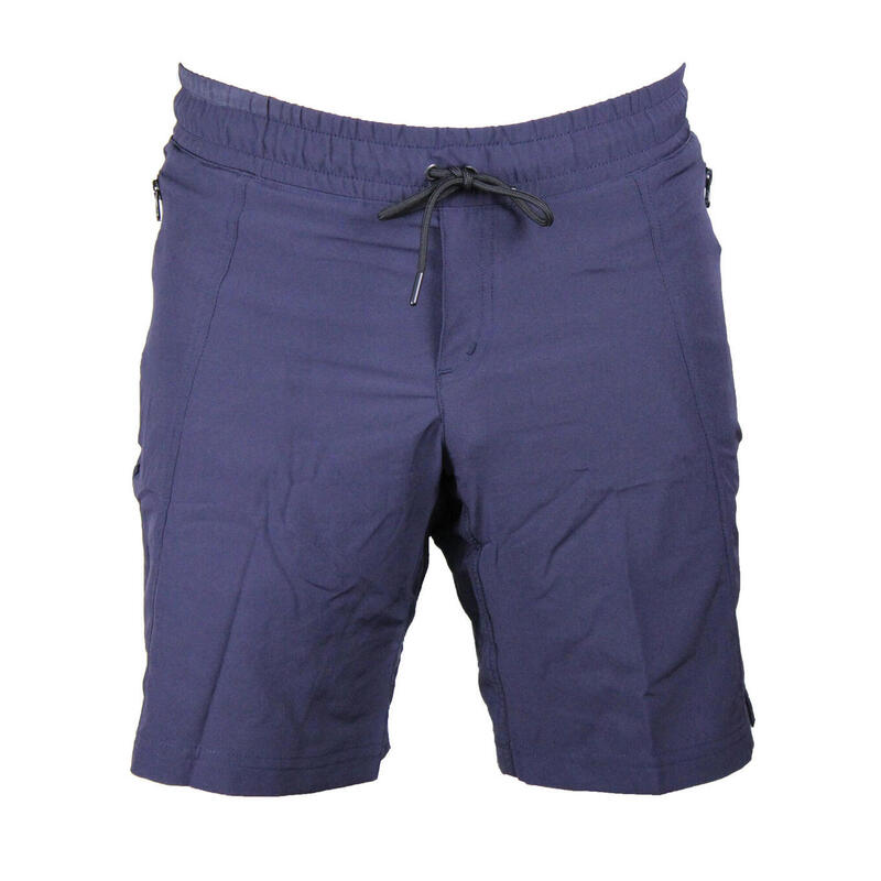 Korte broek/short Legend met rits vakken Navy blauw Fitness en Hardlopen