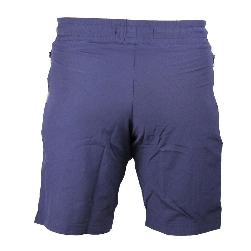 Korte broek/short Legend met rits vakken Navy blauw Fitness en Hardlopen