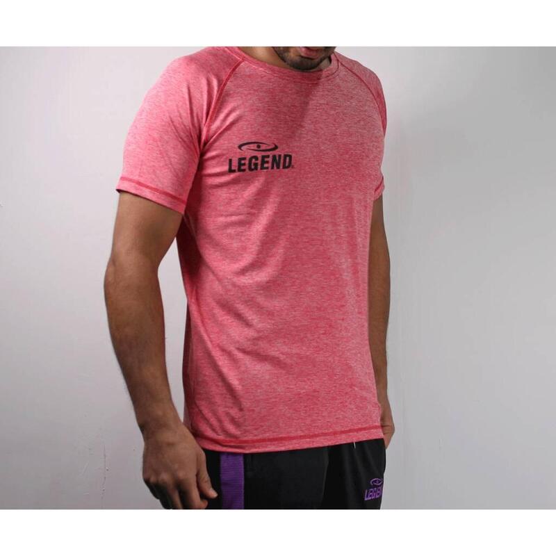 Sportshirt Enfants/Adultes Rouge Melange DriFit