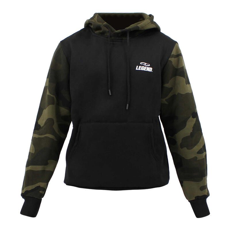 Sweat à capuche femme/homme Black Camo fleece