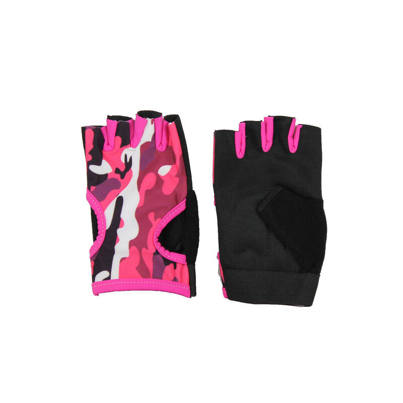 Fitness handschoenen Easy Dames Camo Roze DriFit