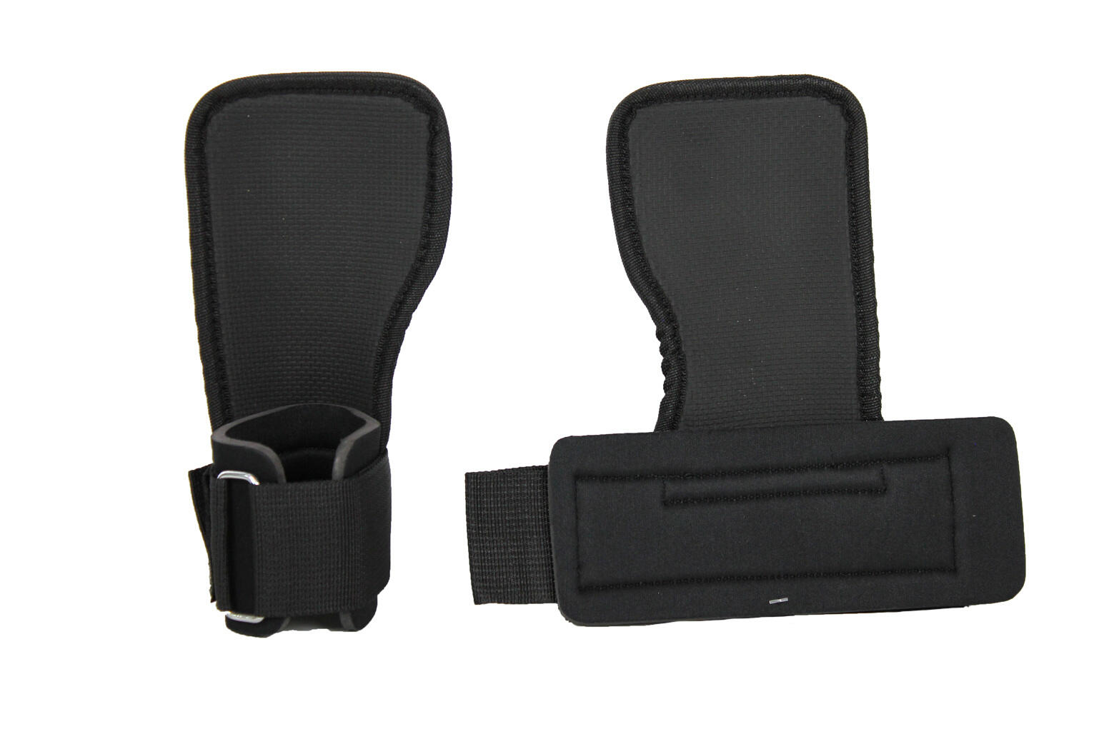 Fitness Handschoenen FlapGrip Heren/Dames Zwart Katoen 4/5