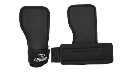 Fitness Handschoenen FlapGrip Heren/Dames Zwart Katoen