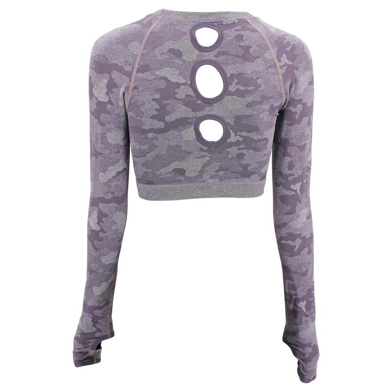 Dames Sport-Top Camo Purple