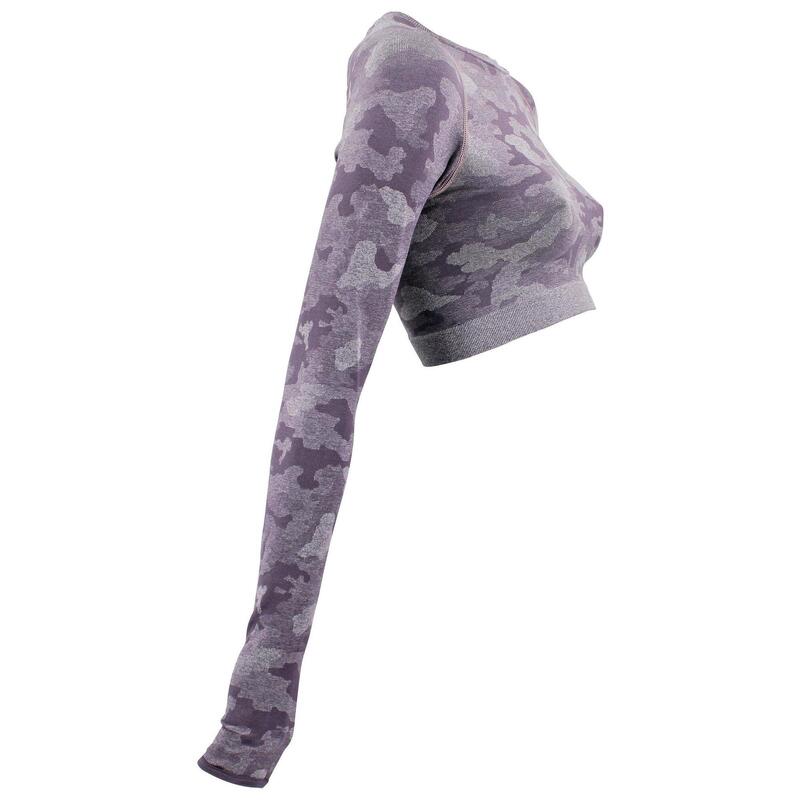 Dames Sport-Top Camo Purple