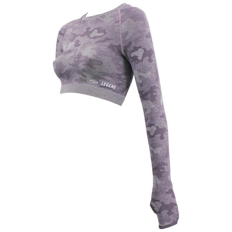 Dames Sport-Top Camo Purple