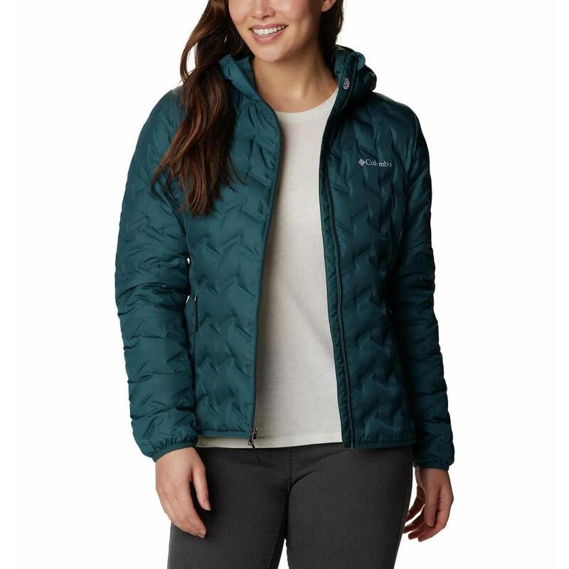 Kurtka Turystyczna Puchowa Damska Columbia Delta Ridge Down Hooded Jacket