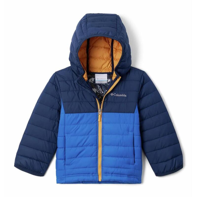 Kurtka Turystyczna Puchowa Dziecięca Columbia Powder Lite Boys Hooded Jacket