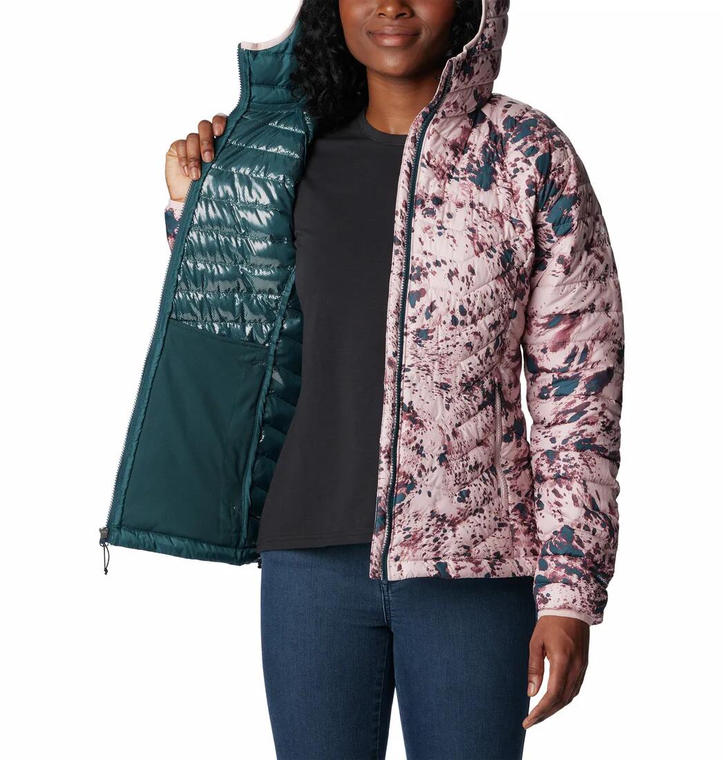 Kurtka Turystyczna Puchowa Damska Columbia Powder Lite Hooded Jacket 5/7