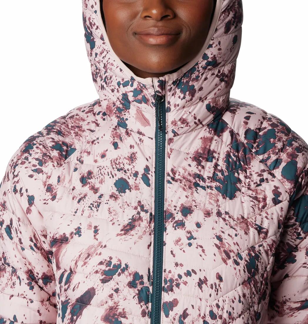Kurtka Turystyczna Puchowa Damska Columbia Powder Lite Hooded Jacket 6/7