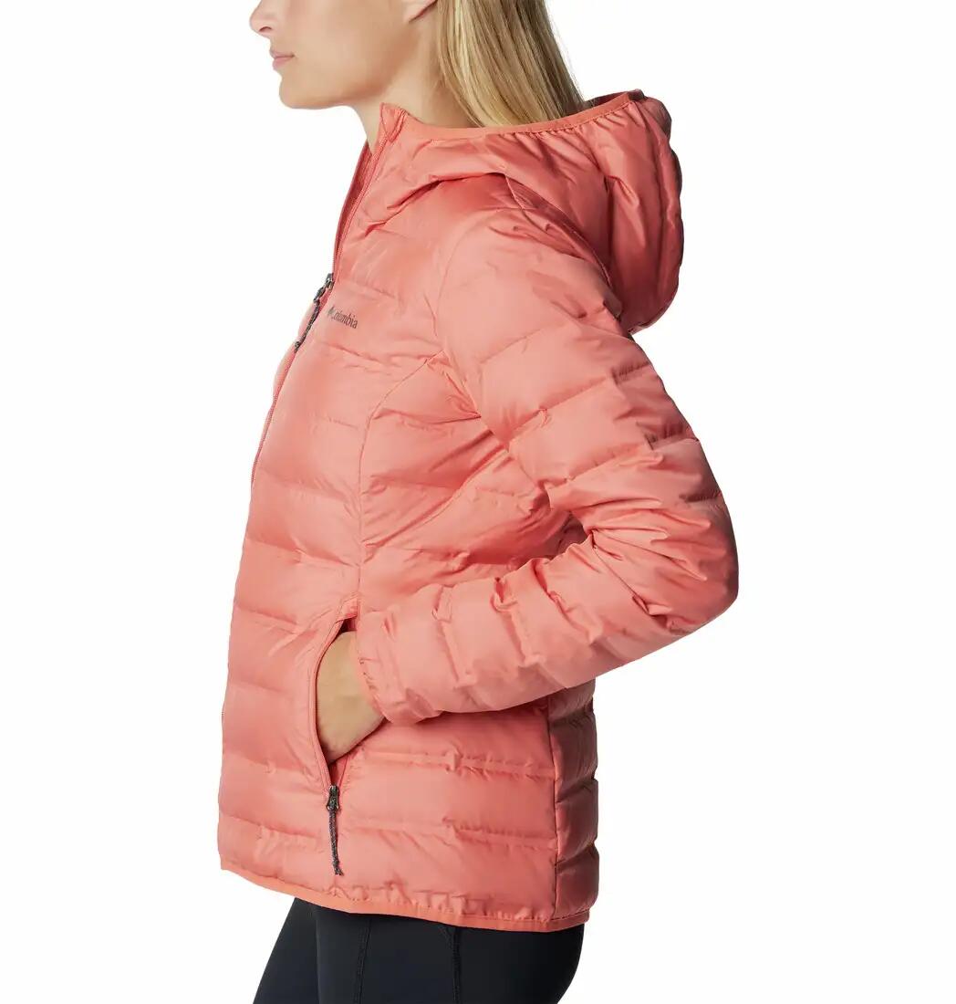 Kurtka Turystyczna Puchowa Damska Columbia Lake 22 Down Hooded Jacket 3/7