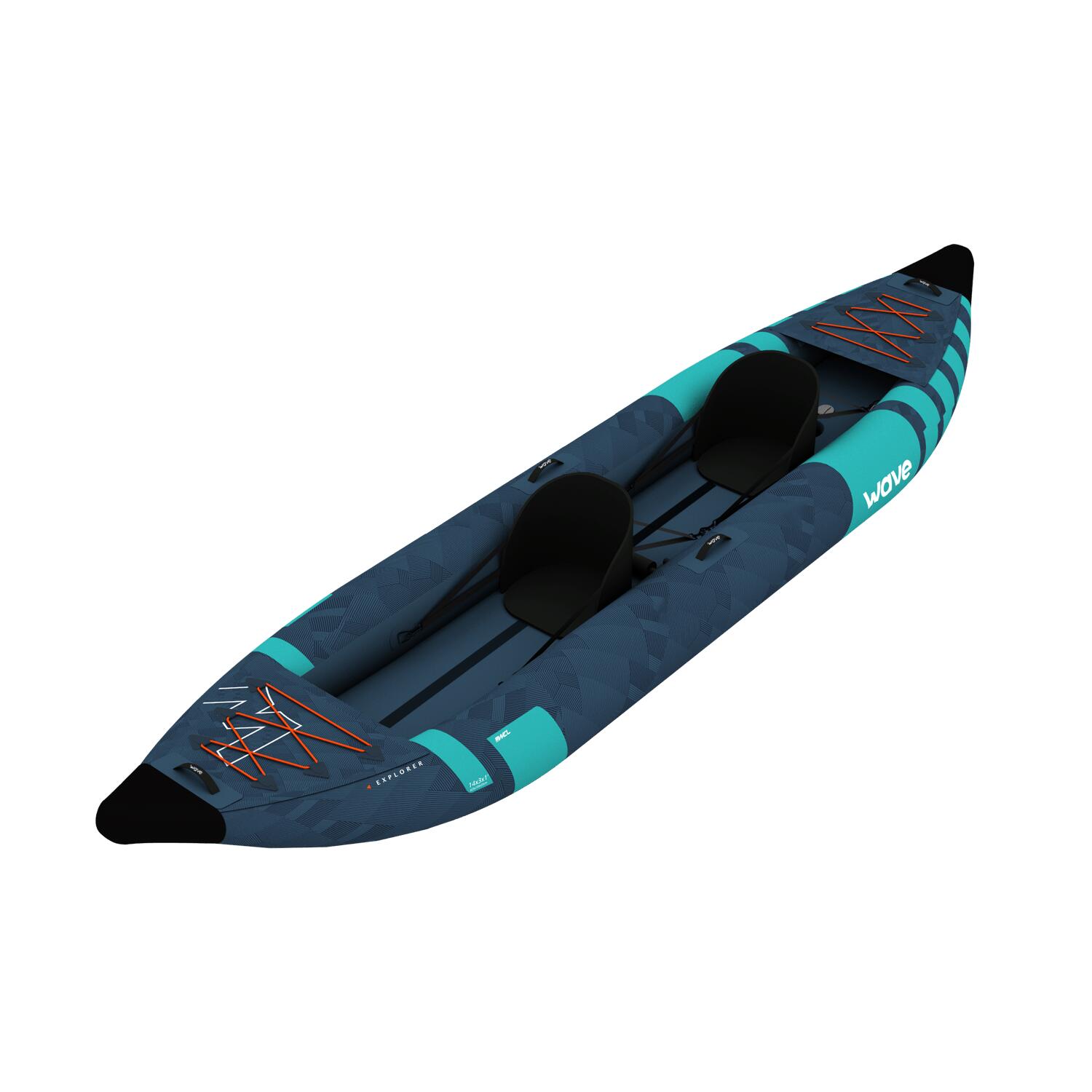 Explorer PU Stitch 2 Person Kayak | 2 Seater Package 2/4