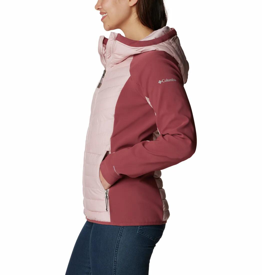 Kurtka Turystyczna Puchowa Damska Columbia Powder Lite Hybrid Hooded Jacket 3/7