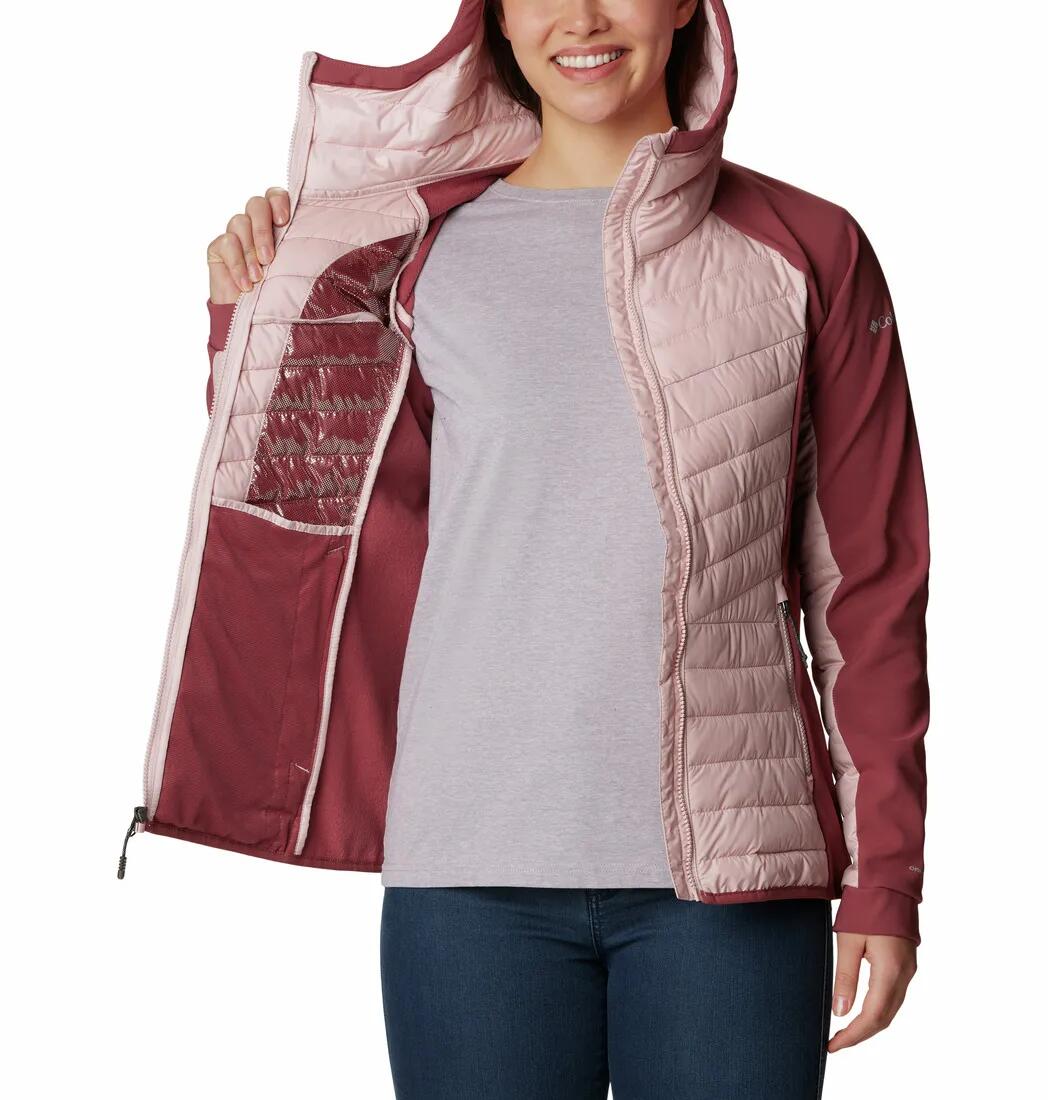 Kurtka Turystyczna Puchowa Damska Columbia Powder Lite Hybrid Hooded Jacket 5/7