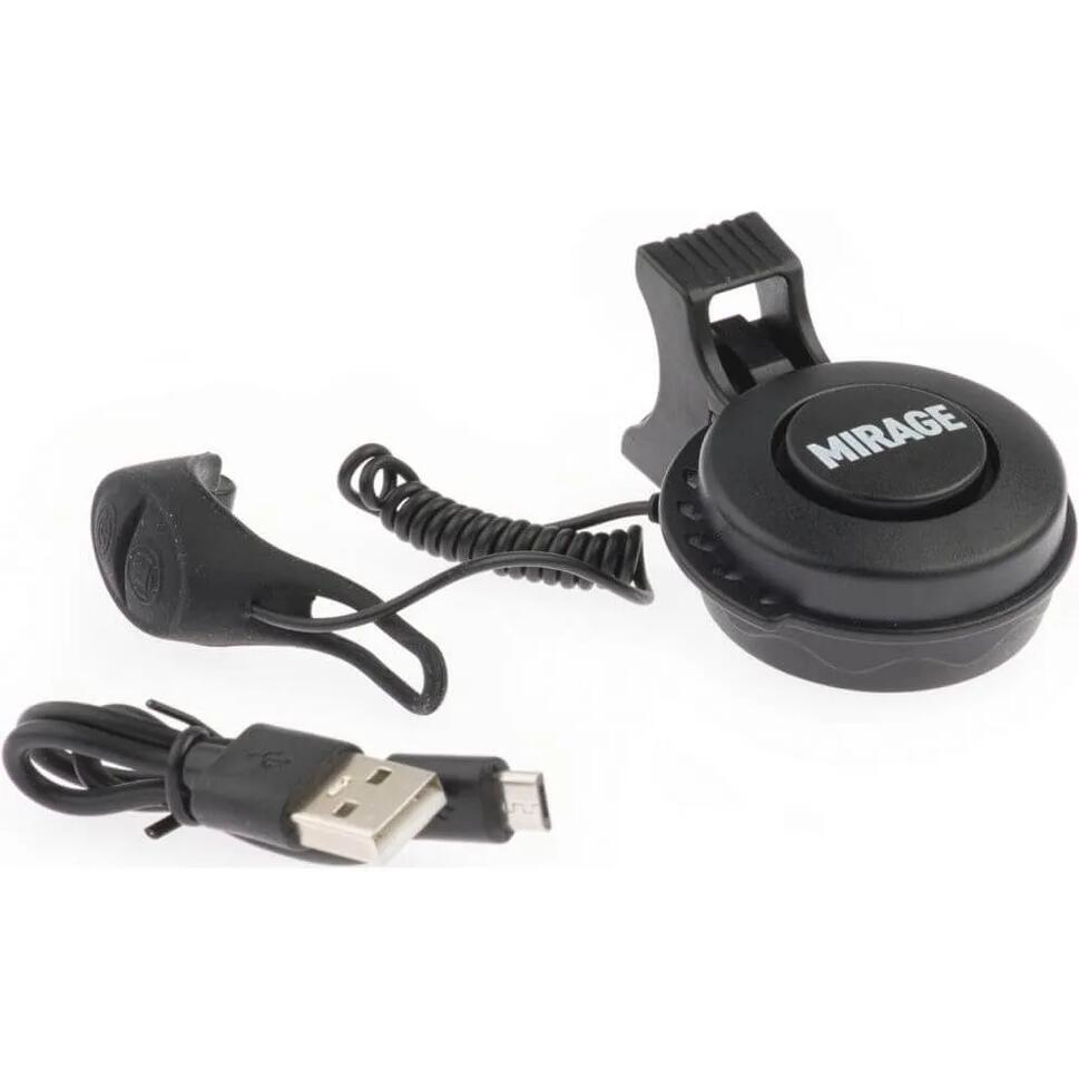 Elektryczny Dzwonek Rowerowy T-002 – Ładowany Przez Usb – 80~90Db