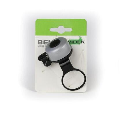 WIDEK Fahrradklingel DeciBel Ahead Silber auf Karte