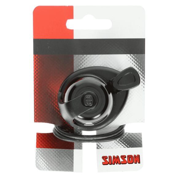 Cloche de vélo Simson Allure noire pour cyclisme moderne 3/3