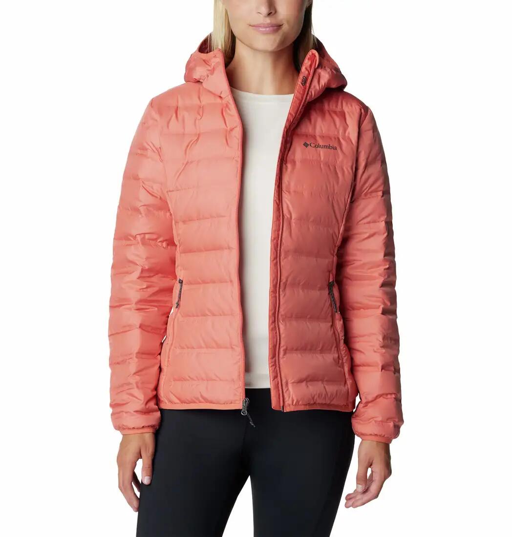 Kurtka Turystyczna Puchowa Damska Columbia Lake 22 Down Hooded Jacket 4/7