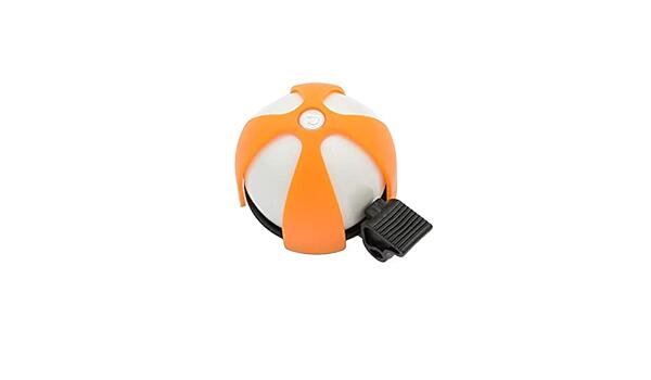 Cloche À Vélo Sport - Blanc/Orange 3/3