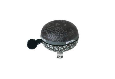 Basil Big Bell Polkadot campanello bici Ø80 mm bianco/rosso.