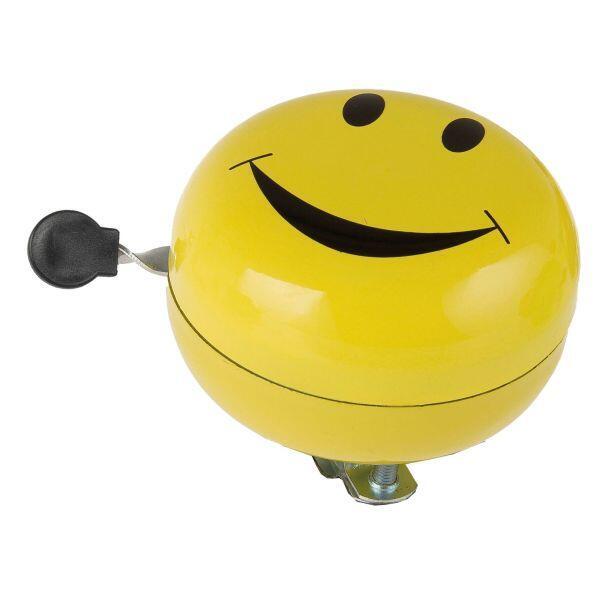 Cloche À Vélo Ding-Dong Ø80Mm - Smiley Jaune