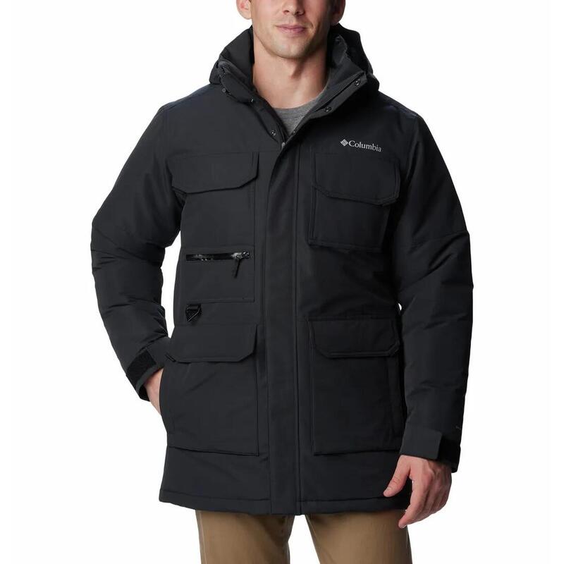 Wintermantel Landroamer Parka Herren - Schwarz