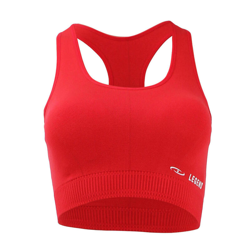 Soutien-Gorge Sport Femme Rouge Profond