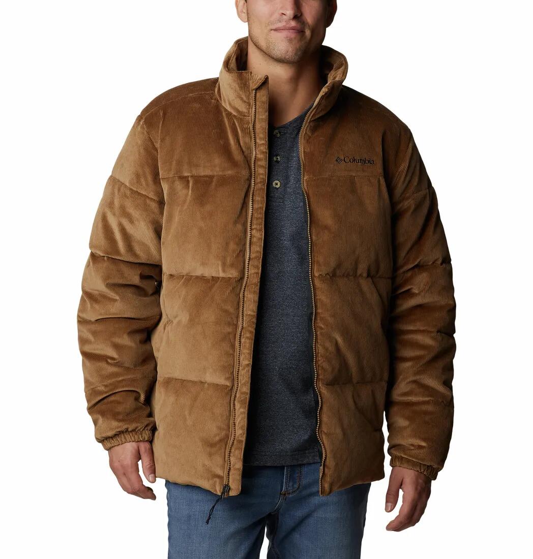 Kurtka Turystyczna Puchowa Męska Columbia Puffect Corduroy Jacket 4/7