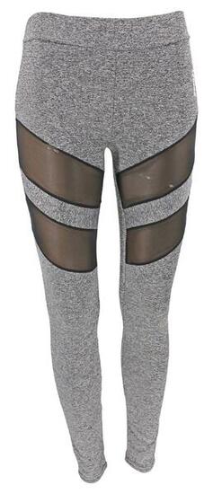 Legging Sport Femme Gris