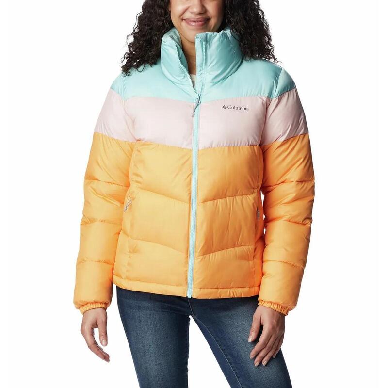 Straßenjacke Puffect Color Blocked Jacket Damen - rosa