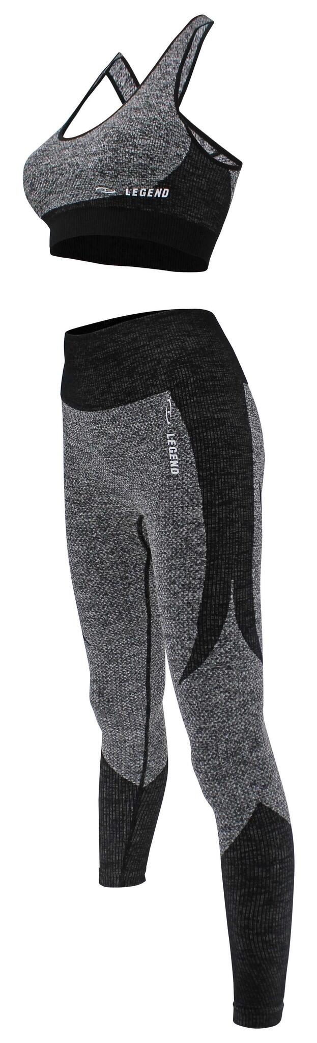 Legging de sport Noir Crossback 3/5