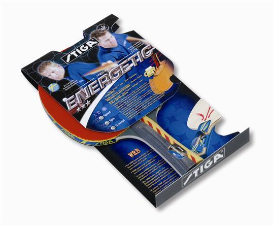 Raquete de ping pong stiga energetic cr - 3 estrelas
