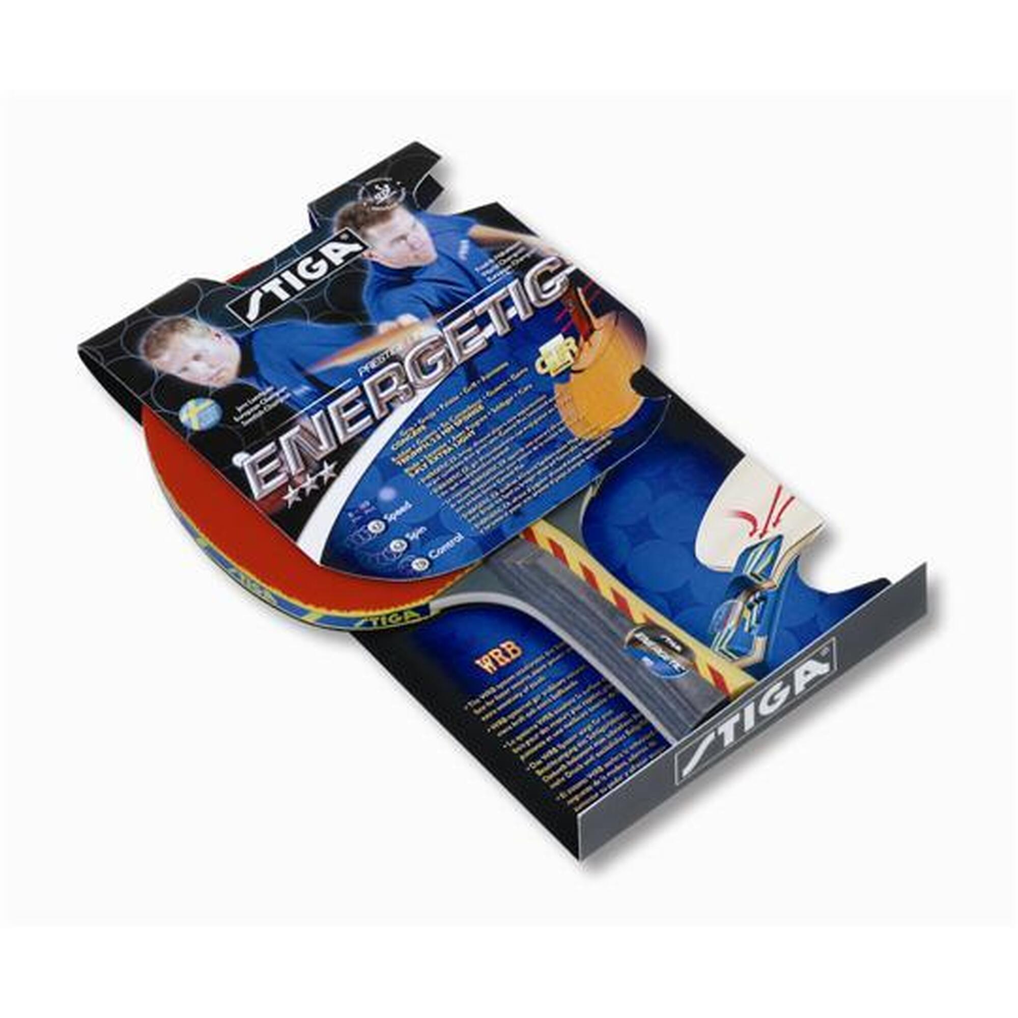 Stiga - Raquette De Ping Pong Stiga Energetic Cr - 3 Étoiles - Bois Raquette De Tennis De Table - Gris - Concave - Decathlon