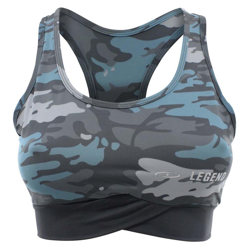 Brassière de sport Legend Army Blue