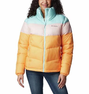 Urban jas dames puffect color blocked