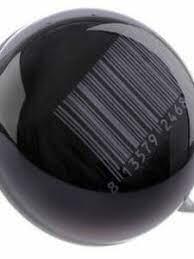 Dzwonek Rowerowy Ding Dong Stripes 60 Mm - Czarno-Biały Kod Kreskowy