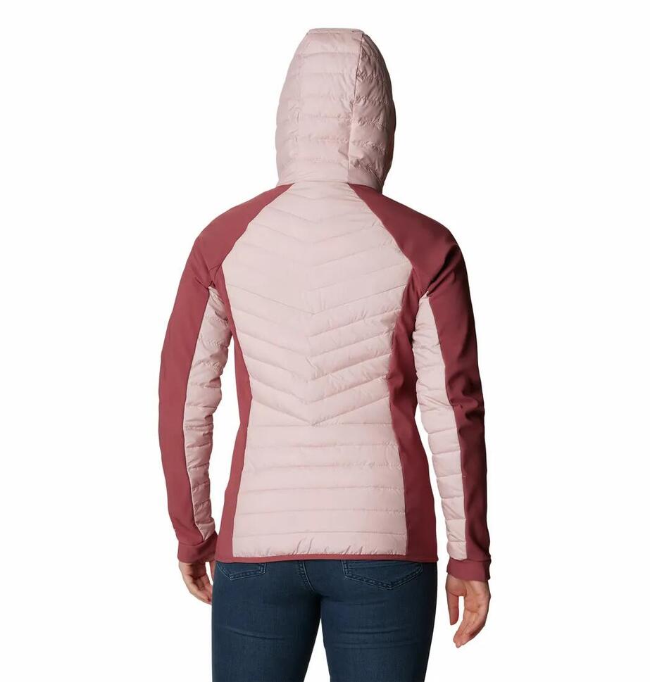 Kurtka Turystyczna Puchowa Damska Columbia Powder Lite Hybrid Hooded Jacket