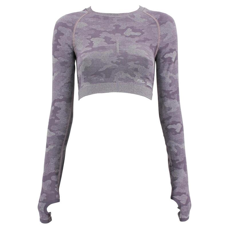 Haut de Sport Femme Camo Violet