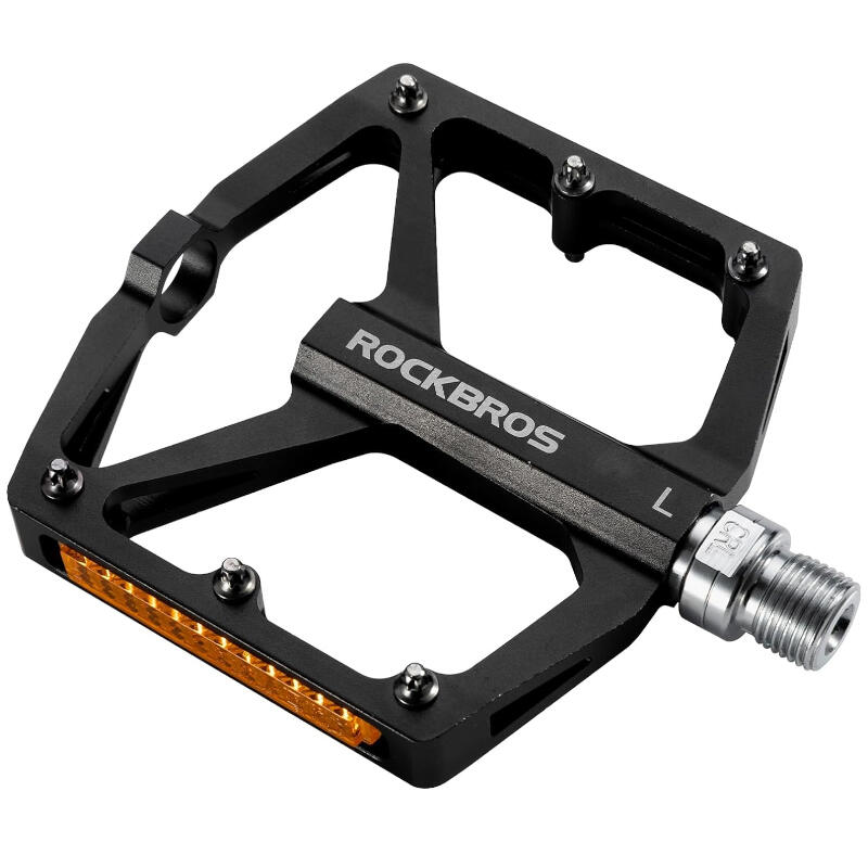 Pedały rowerowe platformowe Rockbros K371BK aluminiowe