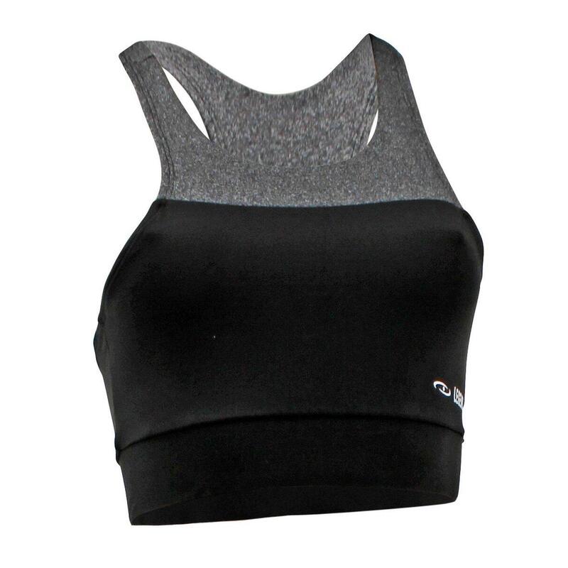 Brassière de sport Raceback gris