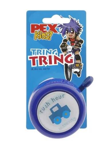 PEXKIDS Kinderbel 'Ik Rij Al Auto' - Blauw