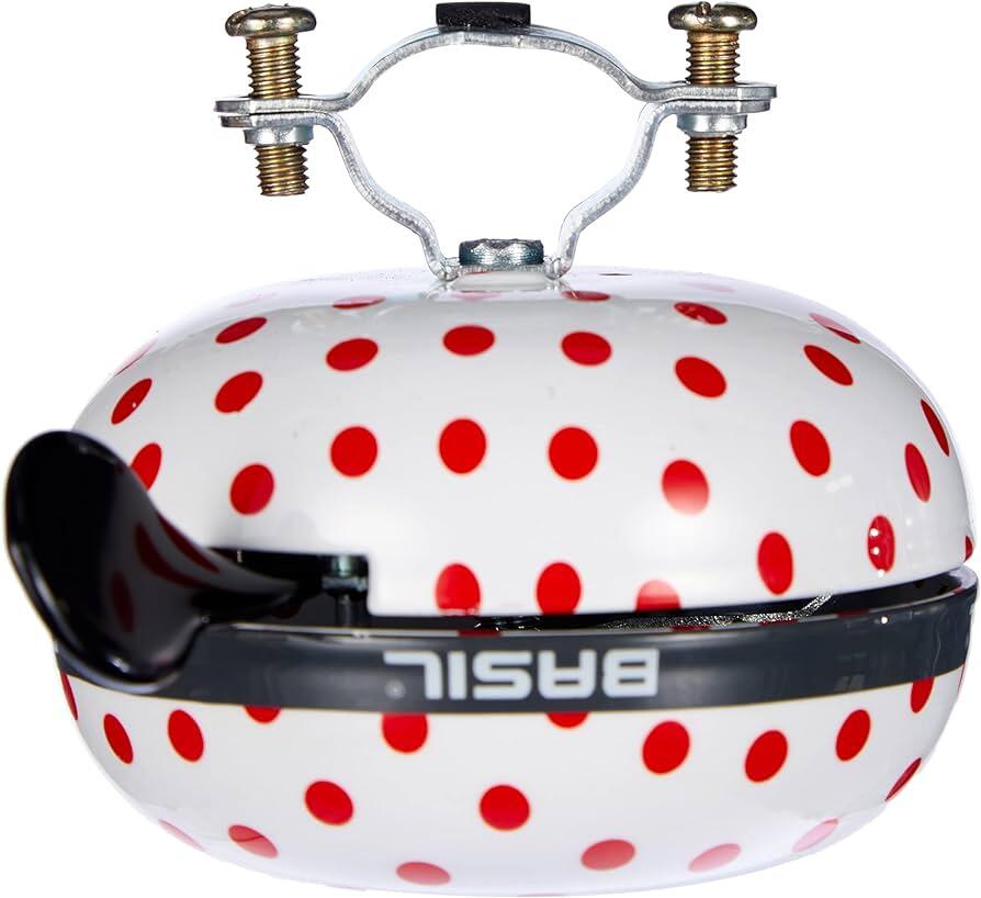 Basil Polkadot - Verbe à vélo - rouge blanc 3/3